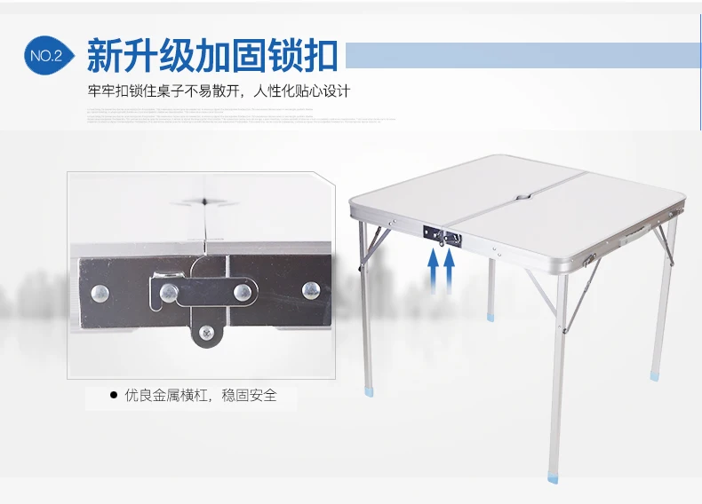 Outdoor Folding Table And Chairs Folding Table Square Small Square Table Picnic Home Mahjong Table Simple