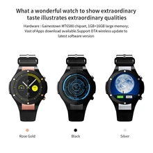 Джентльмена классные наручные MTK6580 Смарт-часы saat gps Wi-Fi 3g монитор сердечного ритма для IOS и Android Смарт Браслет