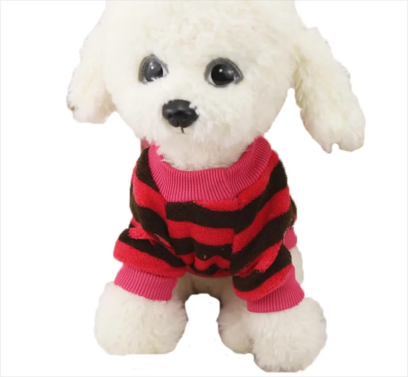 Striped dog clothes