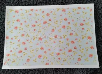 

15x21cm & 21x29cm classic flower Printed Handmake Soap Wrapping Paper custom Oil Proof Paper Gift Wrapper,200pcs/lot
