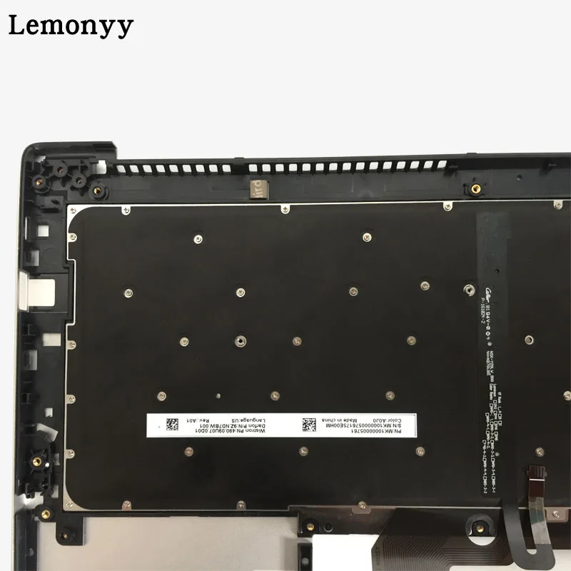 Новая клавиатура США для Xiaomi Mi Air 13,3 дюймов 9Z. ND7BW. 001 MK10000005761 490.09u070d01 ноутбук Английский серебристый с подсветкой