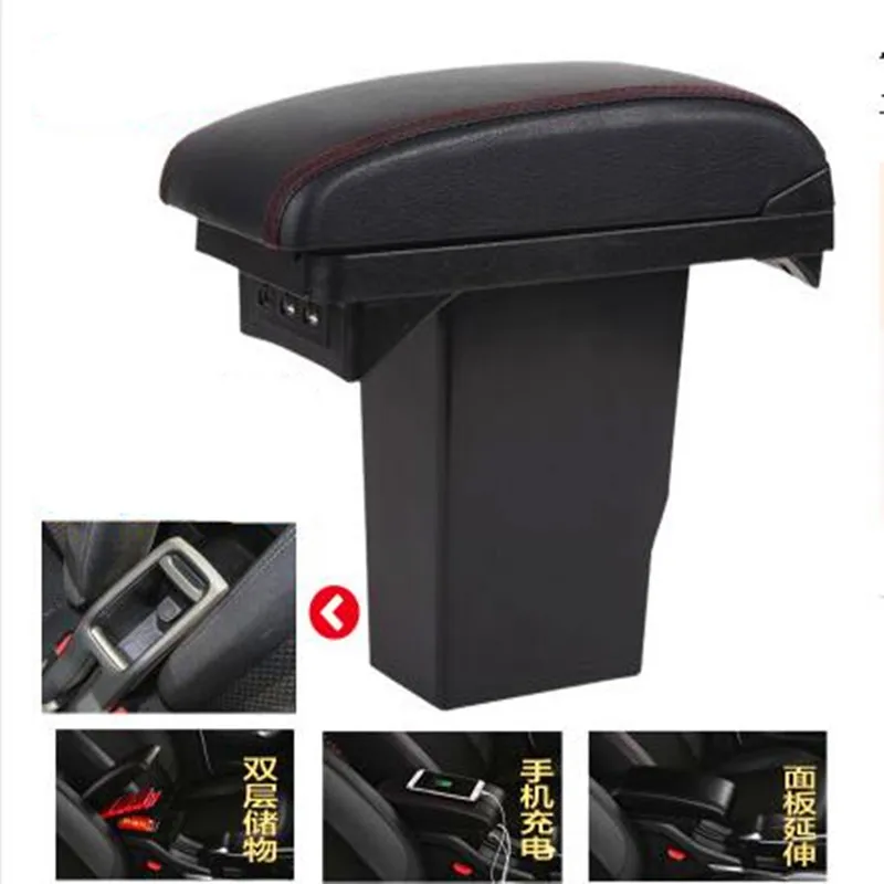 

For Peugeot 301 Citroen C3-XR Elysee armrest box Universal Central Storage Box modification accessories