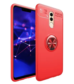 

Stand case Silicone with Ring for Huawei Matte 20 Lite Red