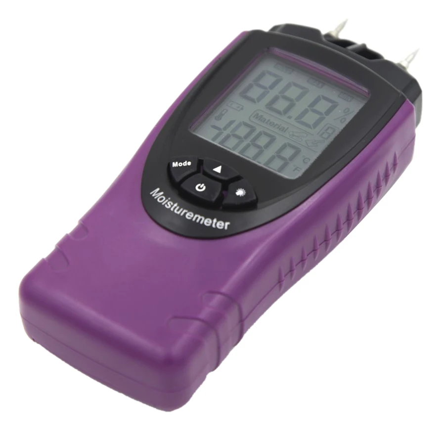Mini Professional Handheld Digital Moisture Meter Humidity Tester for Wood Concrete Building