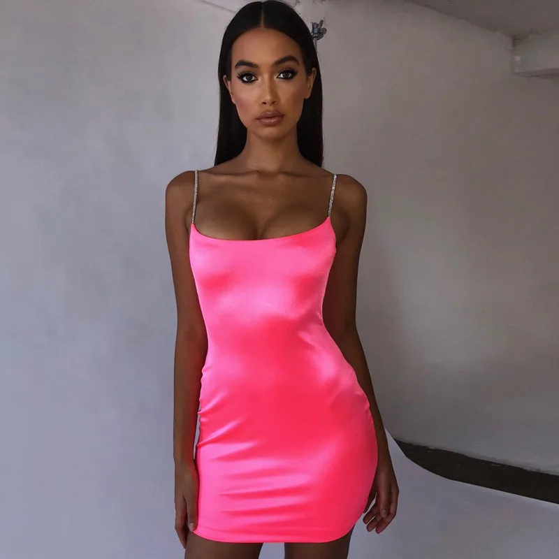 wrap beading neon dress22