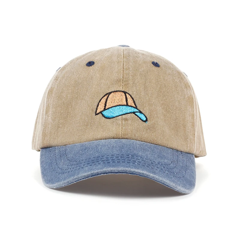 VORON جديد نمط عالية الجودة waterwash القطن أبي قبعة كاب التطريز قبعة بيسبول قبعة قابلة للتعديل القبعات مصنع تبيع مباشرة