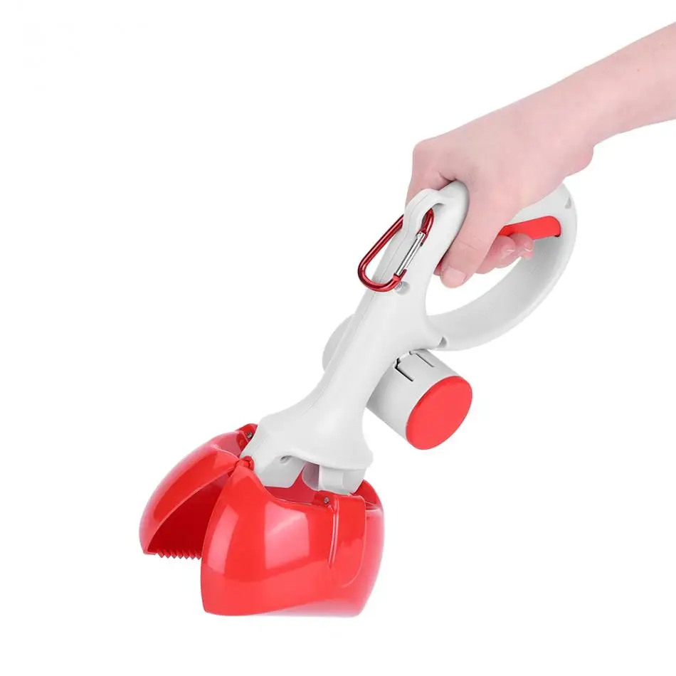 Портативный питомец Pooper Scooper с 20 шт мешком для сбора отходов Совок Санитарно-уборочный инструмент для уличной уборки щенка кота котенка