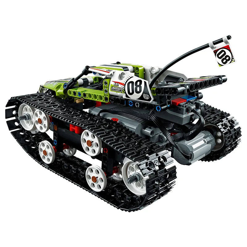 

Technic RC TRACKED RACER Car Electric Motor Power Function Fit Legoings Technic 42065 City Building Block Bricks Model Kid Gift