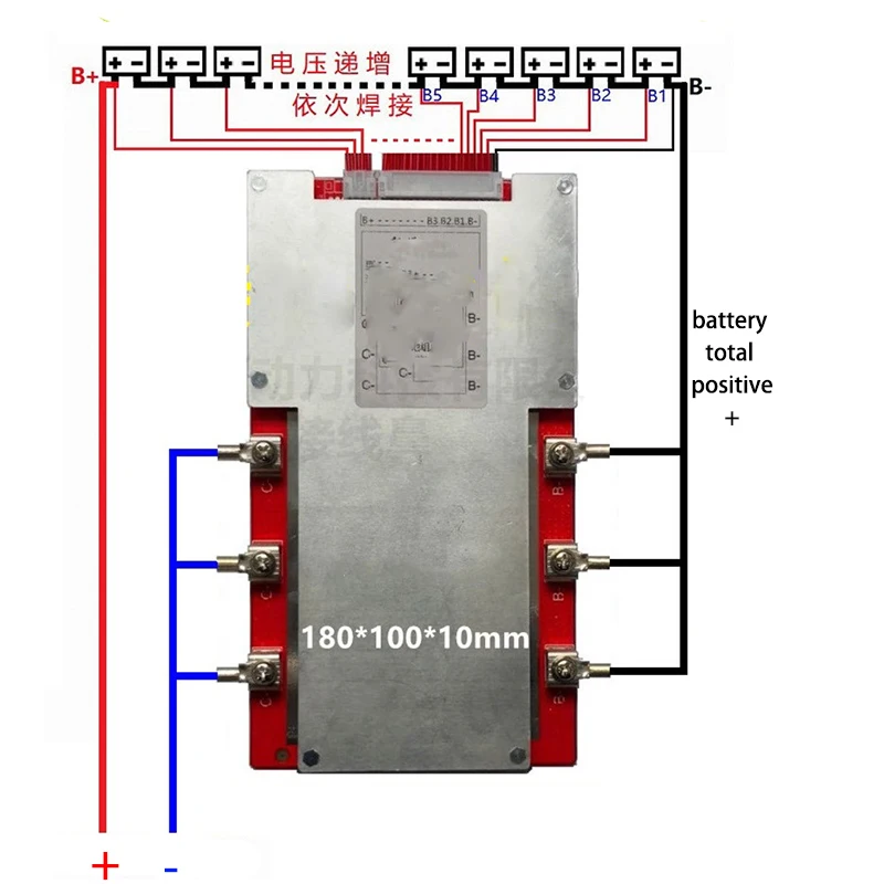 24S 21S 20S 60V 72V Lifepo4 BMS 300A 120A 100A Защитная плата для литиевых батарей высокотоковая железная 3,2 V упаковка ячеек PCM Balance