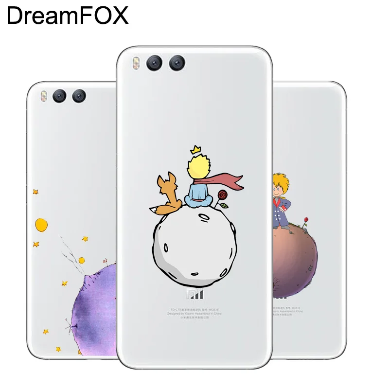 DREAMFOX M249 с принтом Маленький принц Мягкий ТПУ силиконовый чехол для Xiaomi Mi Note 2 3 4 5 6 8