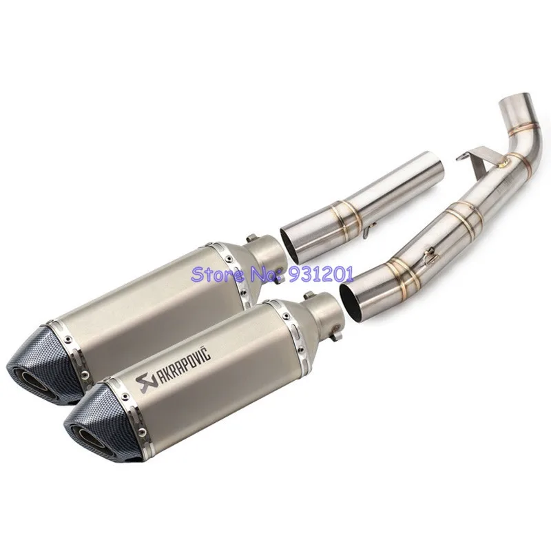 Для Kawasaki Z1000 (2007-2009) Akrapovic глушитель выхлопной трубы системы звено средней с Escape Moto