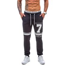 Мужские повседневные новые мужские повседневные спортивные брюки с 7 принтом модные повседневные брюки