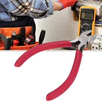 

Professional Red Handle Jewelry Spring Loaded Side Cutting Diagonal Pliers Jewelry Making Processing Tool Accessory for Jeweler