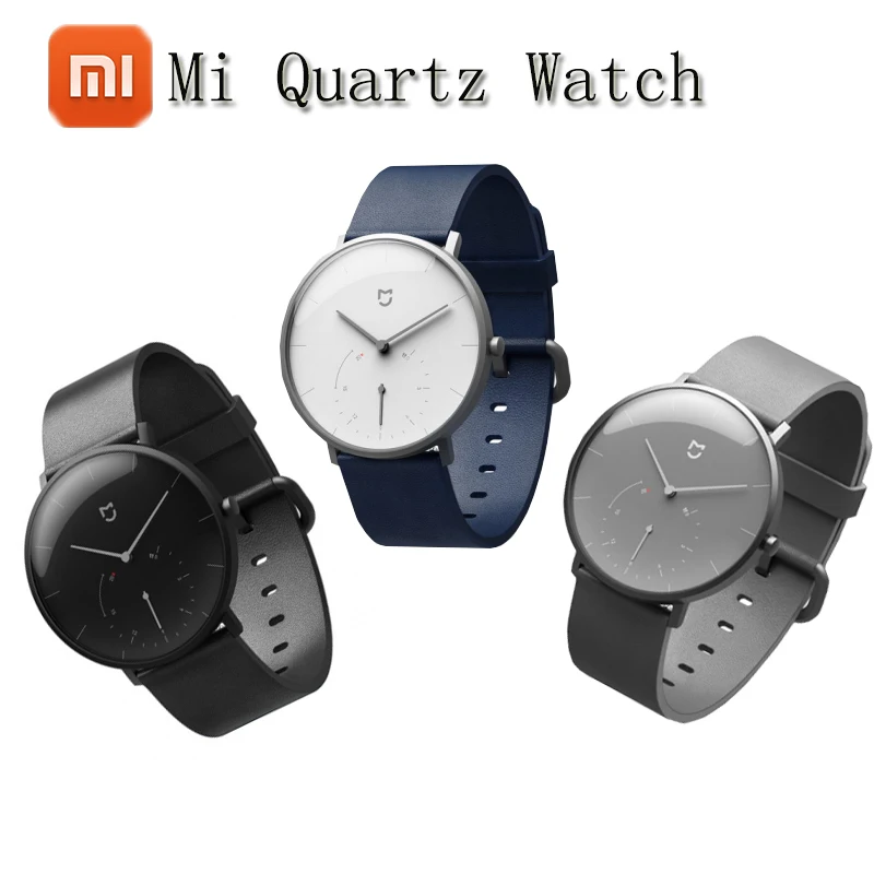 

NEW Xiaomi Mijia Quartz Watches Waterproof Double Dial with Alarm Sport Sensor BLE4.0 Wireless Connect Smart Mi Home APP