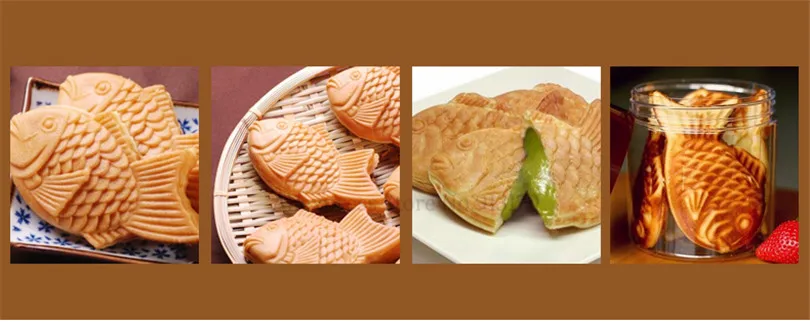 Машина Taiyaki электрическая вафельница в форме рыбы японском стиле для закусок IM (1)