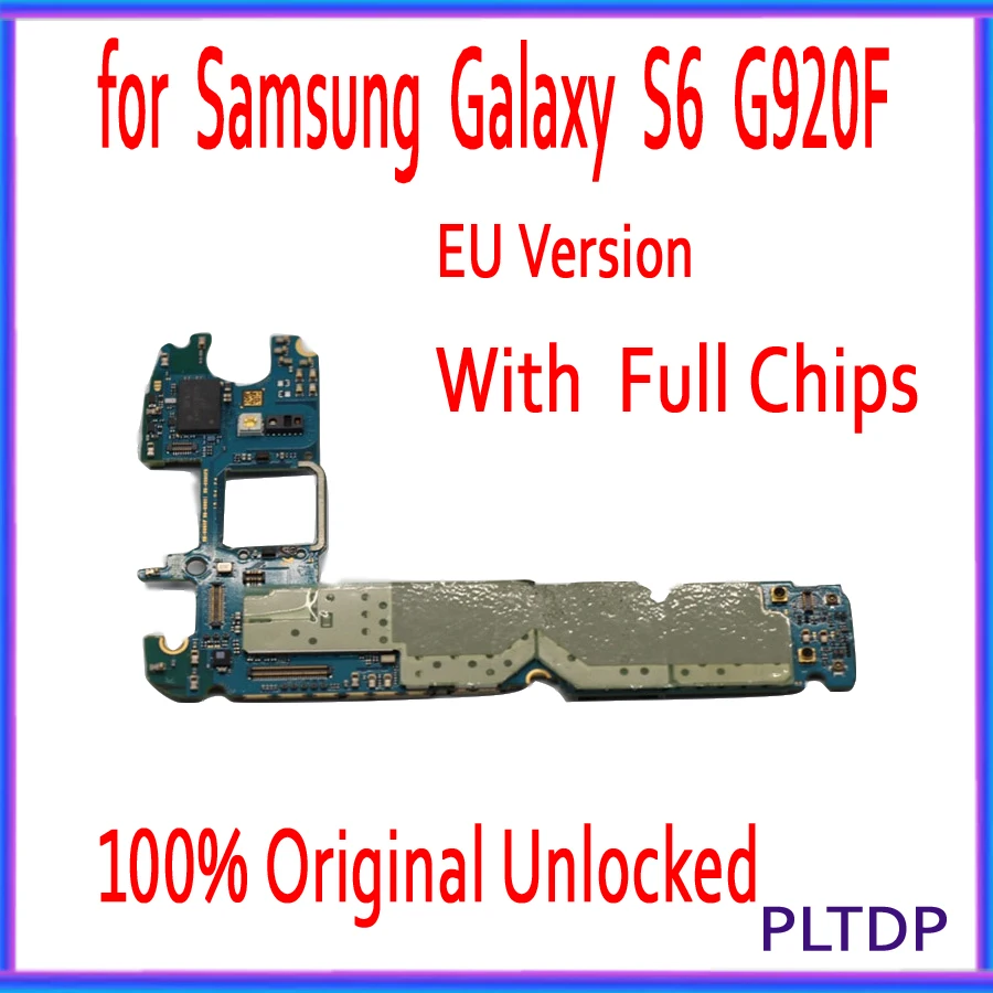 

100% Original unlocked for Samsung Galaxy S6 G920F Motherboard,32gb for Galaxy S6 G920F Mainboard EU Version