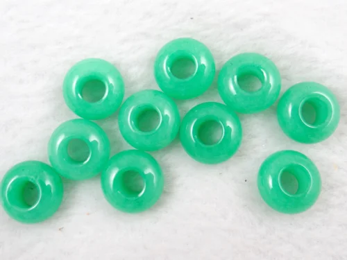 Круглые бусины бирюзы из натурального кварца 14 х8 мм 10 шт.|gem charm|be charmcharm 10pcs |