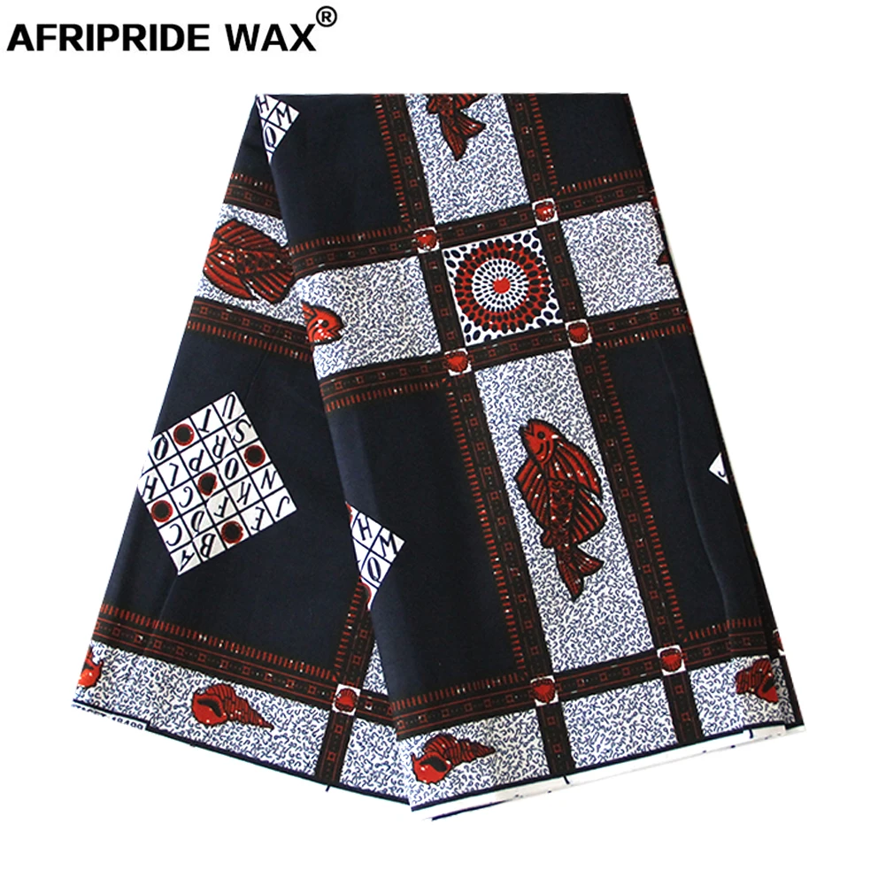 

2019 african ankara print fabric wholesale 100% good cotton real wax brocade fabric for clothing one pattern 4 colors A18F0410