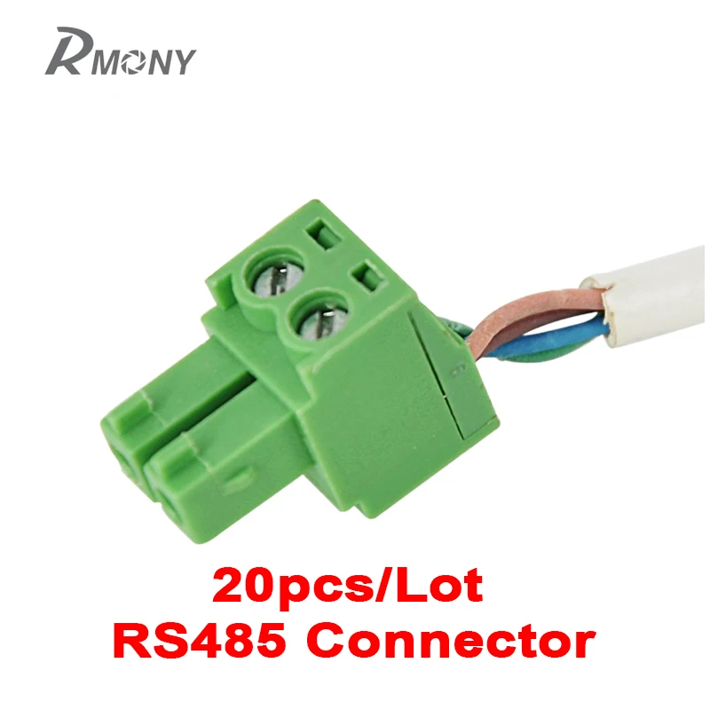 Rmony Free Shipping 20pcs/lot RS485 Connector for RS485 Cablein CCTV