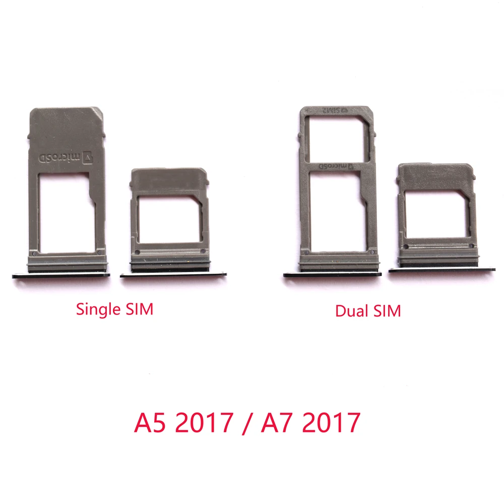 Для Samsung Galaxy A5 (2017) A520 A7 A720 с одной Sim картой и двумя картами лоток слот для SIM карты