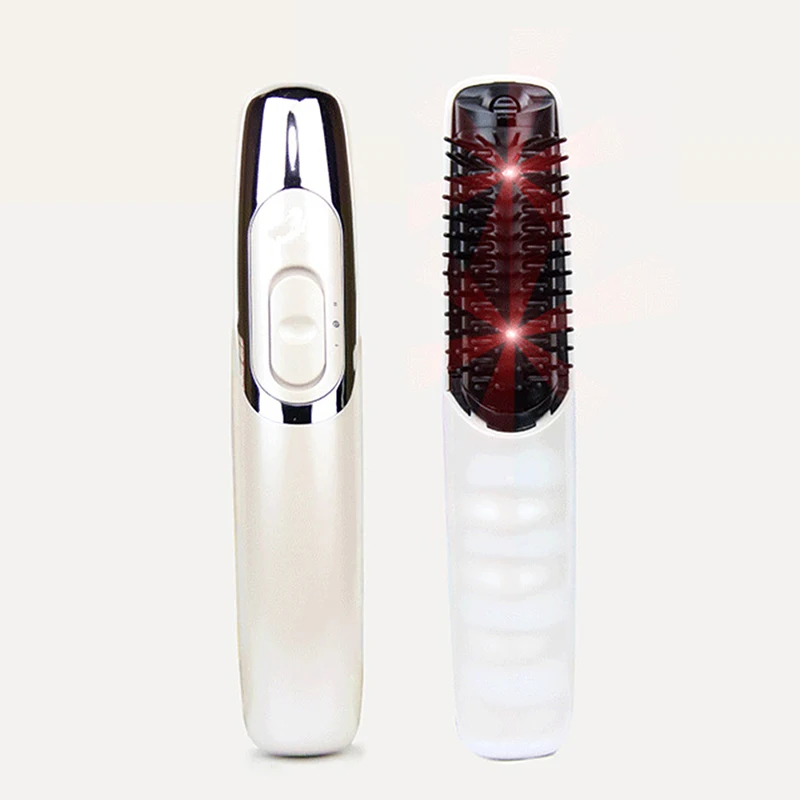 

1Pc Hair Care Healthy Anti-Hair Loss Hair Growth Scalp Massage Electric Laser Anti Static Infrared Comb Battery Supply Comb