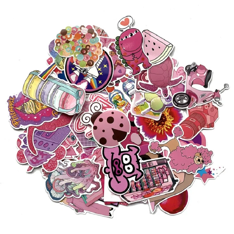 

64pcs Girls Stickers Grafii Laptops Macbook Skateboards Luggag Fridge Car Travel Case Notebook Waterproof pvc Stickers
