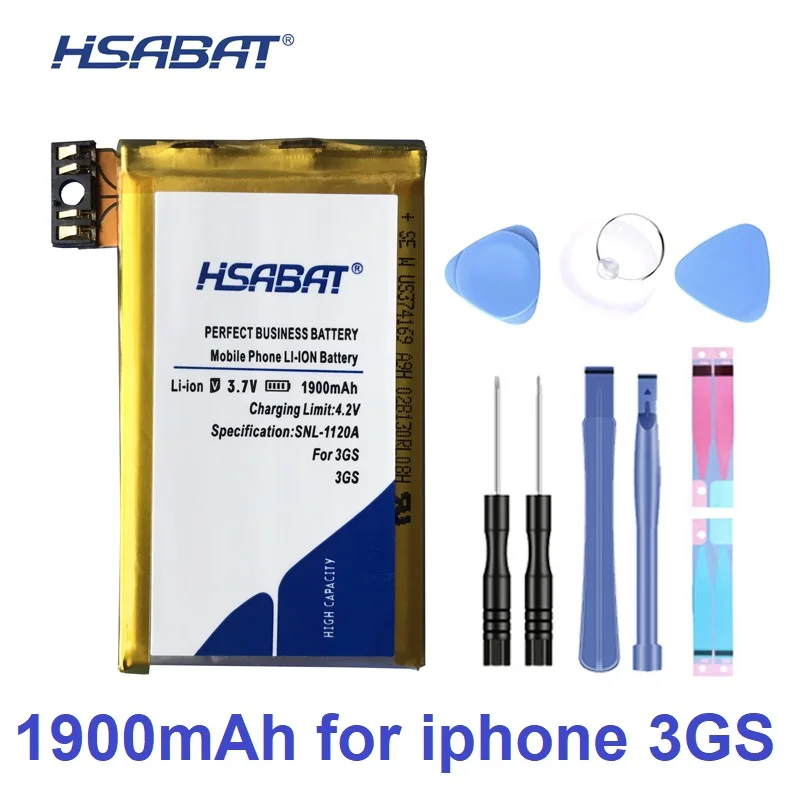 

Top Brand 100% New 1900mAh Battery for Apple iphone 3GS Batteries + free gfit
