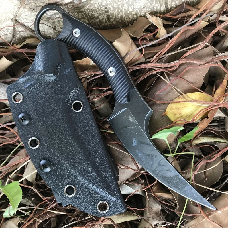 Открытый походный резчик портативный нож Karambit коготь выживания охотничьи закрепленные ножи тактический боевой карманный K оболочка спасательные инструменты