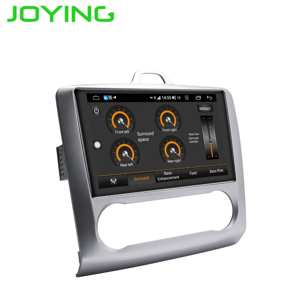 Best JOYING Car Radio Android 8.1 one din IPS supoort 4G Octa Core head unit 4GB+64GB Voice command carplay for Ford Focus 2005-2012 4