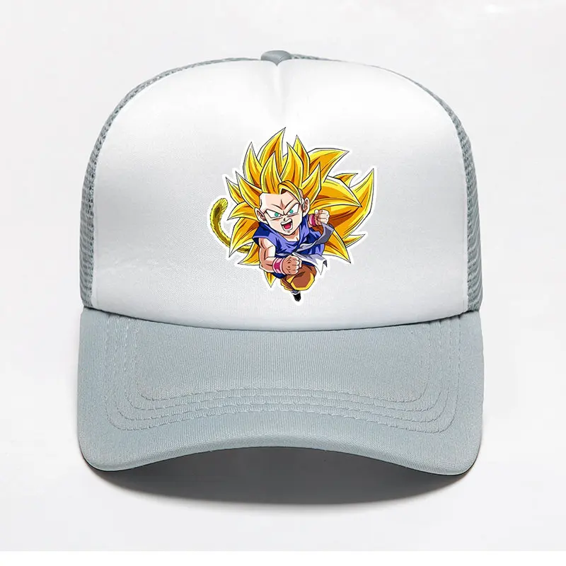 Женская мужская бейсбольная кепка с принтом аниме Dragon Ball Goku летняя кепка из воздухопроницаемой сетки Спортивная уличная Кепка - Цвет: color 11