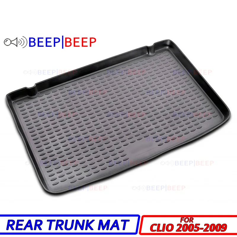 

For Renault Clio III 2005-2009 car trunk liner boot cargo mat tray floor carpet boot cargo rear mat luggage car styling