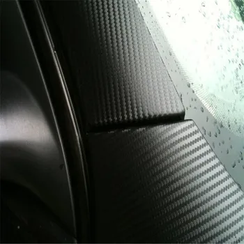 

300cmx152cm 3D Carbon Fiber Vinyl Car Wrap Sheet Roll Film Car stickers Decals Motorcycle Car Styling Accessories Automobiles