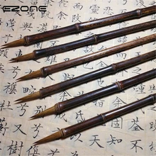 EZONE pelo de comadreja escribir cepillo chino tradicional escritura a mano practicar caligrafía cepillo guión Regular de oficina