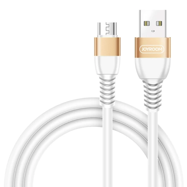HAWEEL 2.4A USB для Micro USB синхронизации данных зарядный кабель для Galaxy/LG/huawei/Xiaomi и других смартфонов - Цвет: white