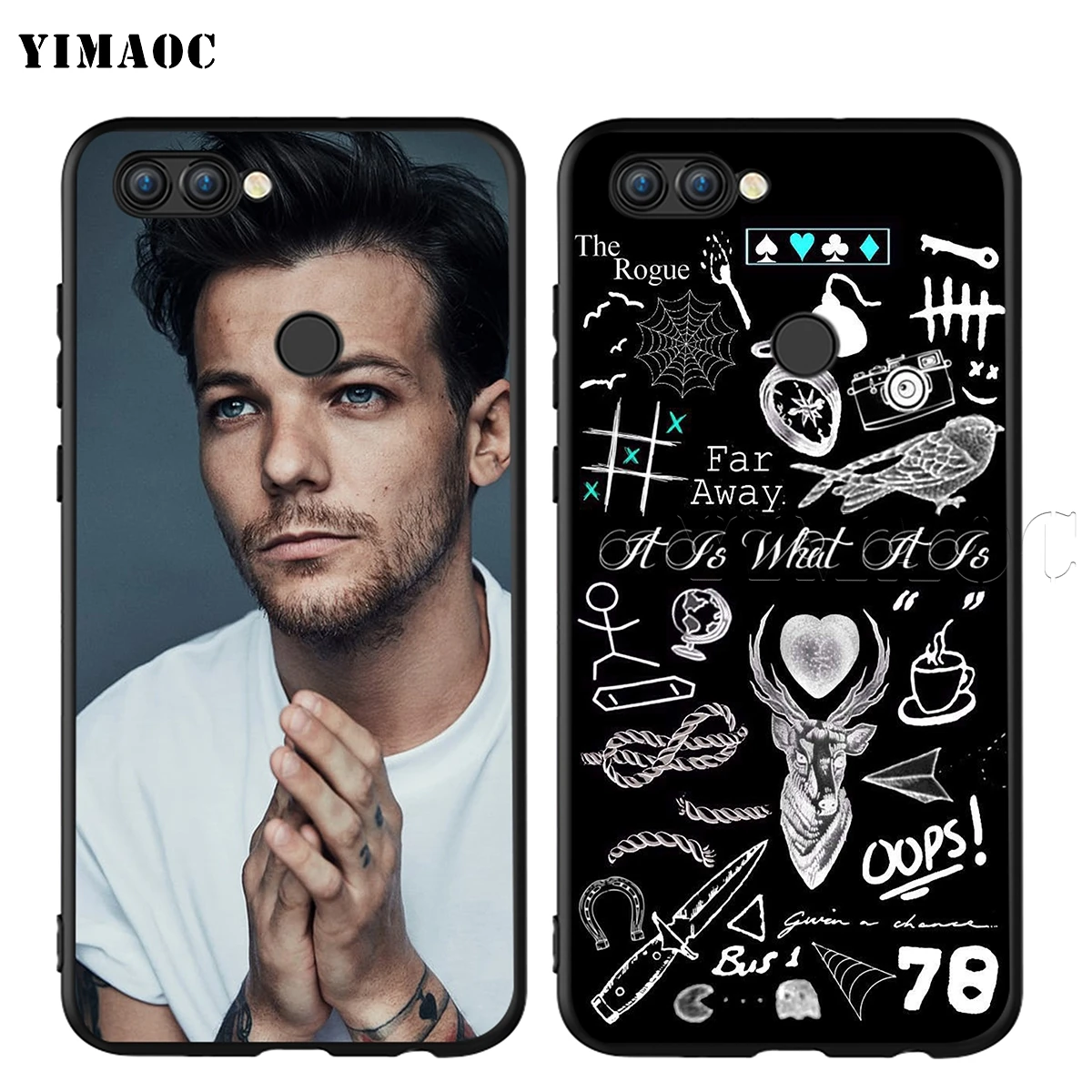 YIMAOC Louis Tomlinson Silicone Case for Huawei Mate 10 P8 P9 P10 P20 Lite Pro P Smart Mini 2017