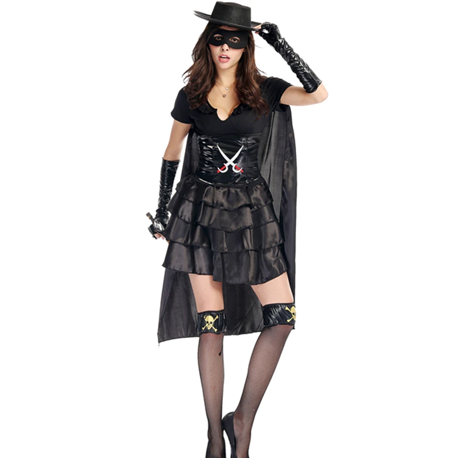 2016-Black-Womens-font-b-Zorro-b-font-Co