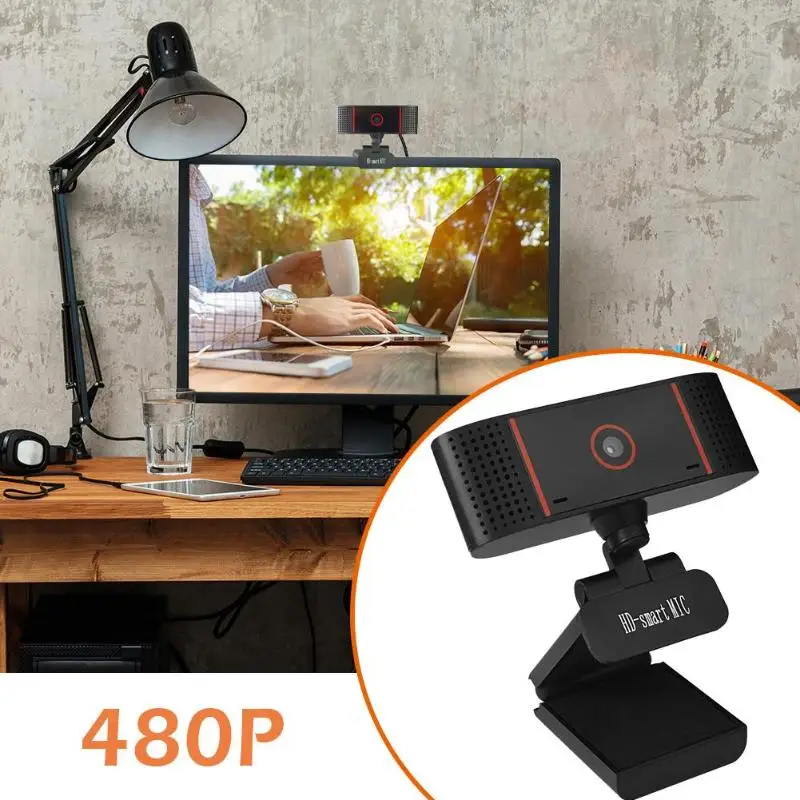 

HD 480P Smart Video Recording Camera USB Computer Laptop Rotatable Camera PC Network Webcam Microphone MIC for Android PC TV