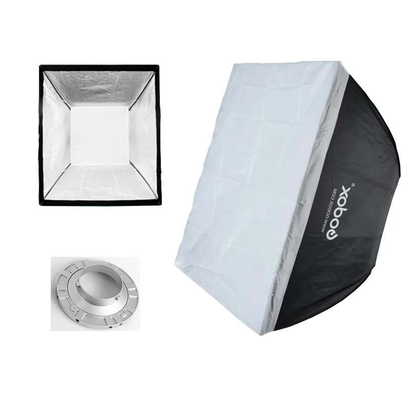 Godox 24"x 24" 60*60cm Softbox Reflective Soft box Diffuser with Bowens