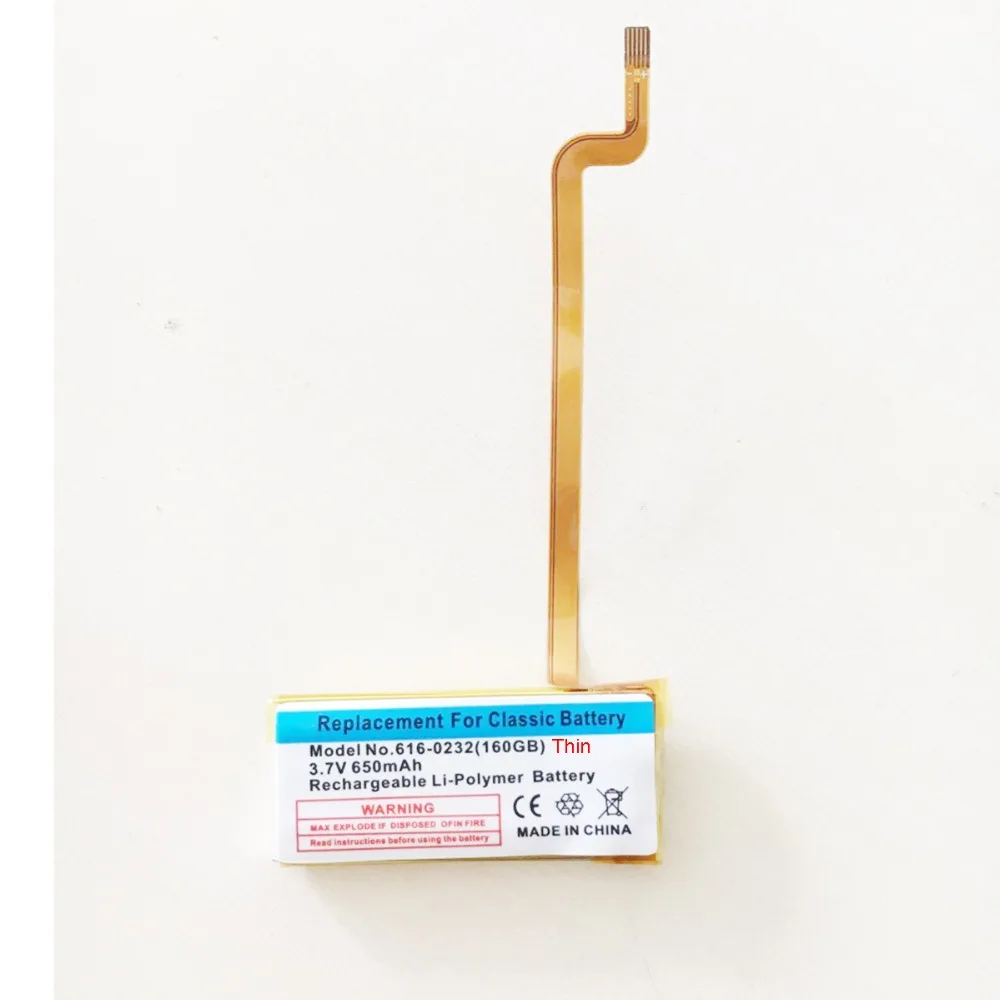 For iPod Classic 160GB Replacement Battery Thin Version Brand New