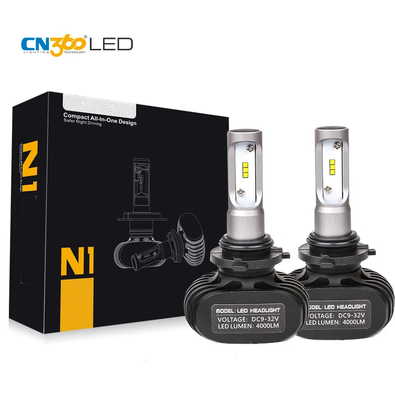 2 шт. Автомобильные светодиодные лампы 9006 50 Вт 8000 лм 12 В 24 В|fog light bulb|headlight kitheadlamp car |