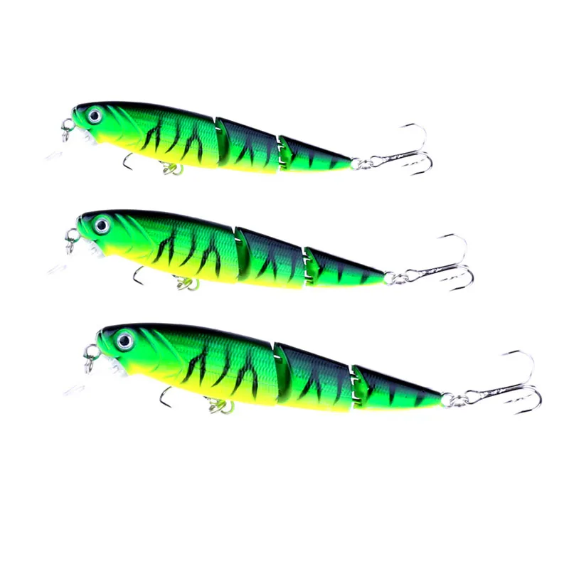 HENGJIA hard plastic jointed minnow fishing lures artificial wobblers catfish crankbaits pesca swim