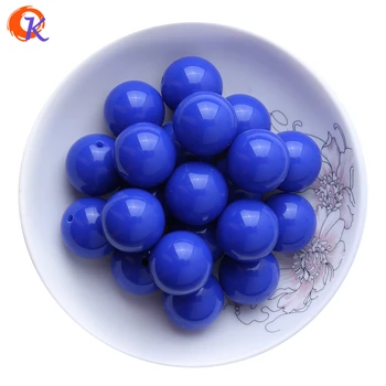 

S11 Cordial Design 6-25MM Royal Blue Chunky Gumball Bubblegum Acrylic Solid Beads Colorful Chunky Beads For Jewelry CDWB-512003