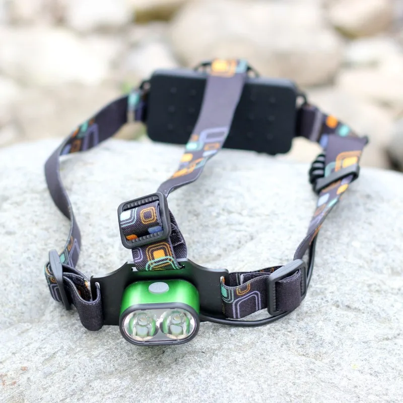 YUPARD 2 XM L T6 LED Headlamp two T6 LED torch light Waterproof bright Camping Hunting