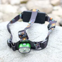 YUPARD 2*XM-L T6 LED Headlamp two T6 LED torch light Waterproof bright Camping Hunting Headlight rechargeable 18650 battery