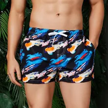 Купальники пляжные шорты мужские обшитые мужские шорты быстросохнущие шорты для серфинга купальник Мужские шорты для пляжа воздухопроницаемые пляжные шорты мужские купальники