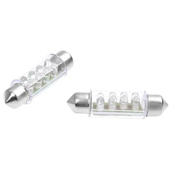 

2X Car Blue 8 LED Lamp Soffitte Interior 42mm 12V