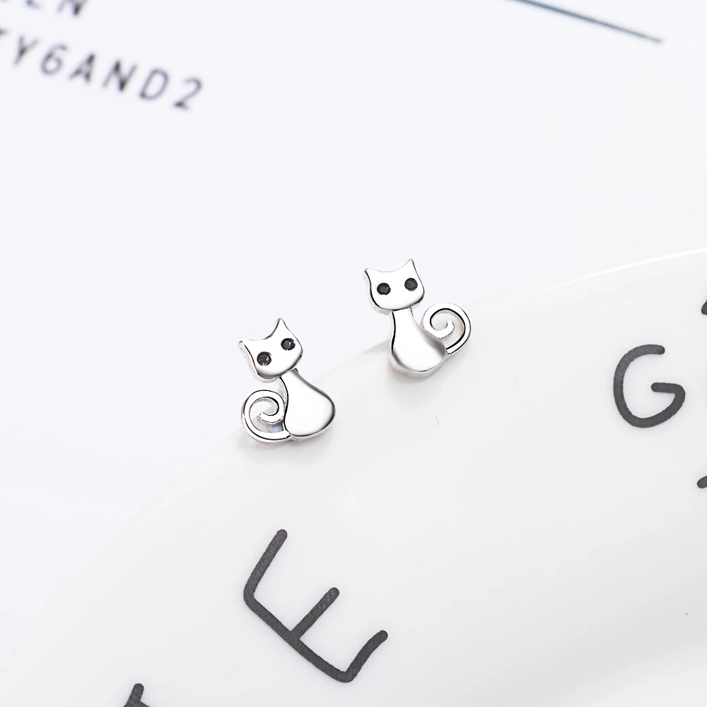 

Cute cat earrings fashion temperament personality exquisite simple earrings aretes de mujer modernos 2018