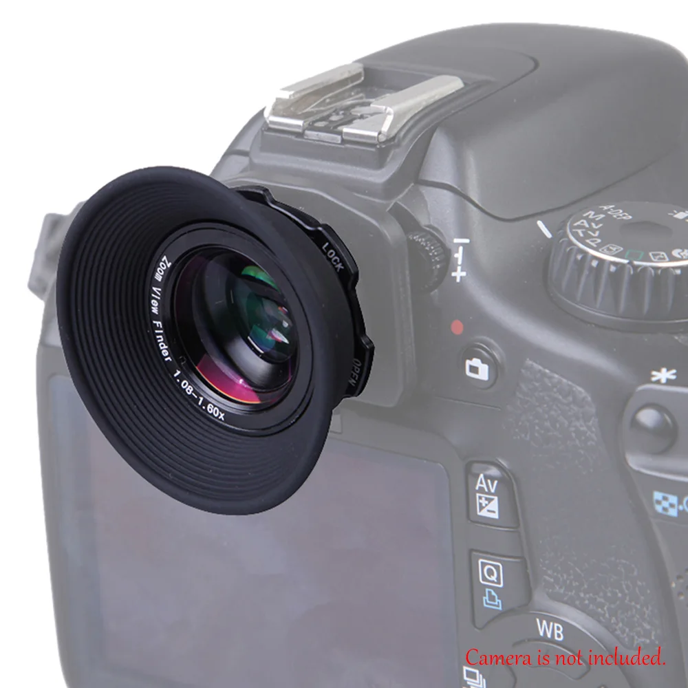 Увеличительный окуляр с увеличением 1.08x 1.60x для камер Canon Nikon Pentax Sony Olympus Fujifilm Samsung