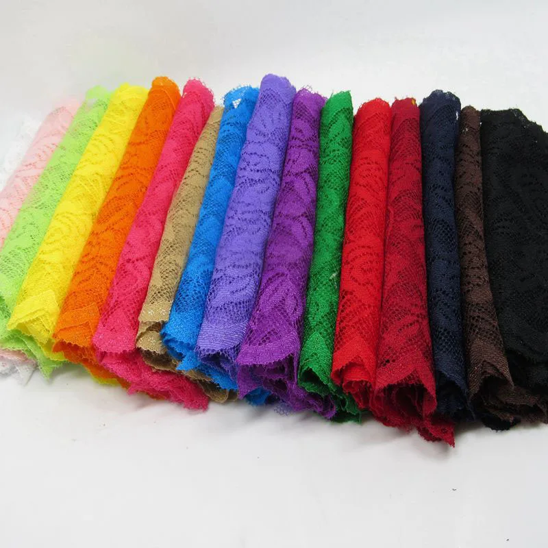 14 15cm width Elastic Stretch Lace trim for sewing/garment/clothes