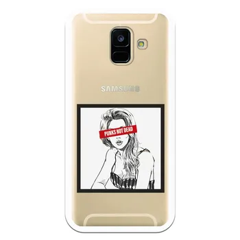 

Stand case costume drawing Punks Not Dead WP002 for Samsung Galaxy A6 2018